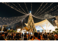 陳其邁點亮高雄永恆星冠聖誕樹 高雄聖誕生活節正式登場