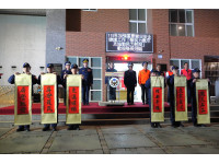 馬年春安提前開跑，周春米縣長校閱警民力  屏警啟動威力掃蕩展