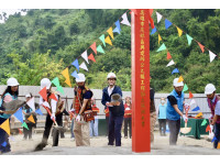 茂林布魯布沙吊橋拓寬啟用 區公所重建動土 陳其邁：減輕農民負