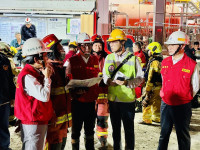 興達電廠晚間發生火警　陳其邁趕往現場了解事故原因