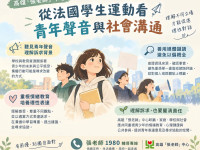 高雄「張老師」中心：從法國學生運動 看青年聲音與社會溝通 