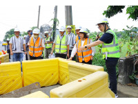 黃敏惠市長率隊視察重慶二街計畫道路開闢工程串聯交通路網改善區