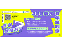 「雄挺利」最挺你！青創貸款利息補貼7/1開跑　助力青年減輕負