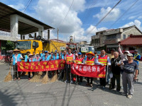 溪口鄉美南村清掃總動員，邁向永續宜居新里程