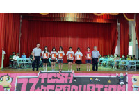 臺東縣府廉政意象創意競賽今於臺東女中頒獎前6名優勝學生