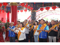 嘉邑鎮天宮武哲天皇關聖帝君聖誕祝壽大典黃敏惠市長祈願災後順利