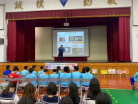 反毒識詐一起來，東警少年隊臺東高商法治宣導守護學子校園生活