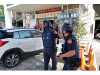 成功警防搶演練真實上演展現防搶決心