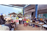 疫苗宣導雙管齊下，美和警推防詐與交通安全觀念