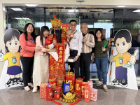 樂聲迎春財神爺降臨新化地政！溫馨宣導共度暖心年節