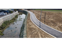 烏鬼厝溪排水災後復建工程完工黃偉哲：低碳工法強化防洪韌性