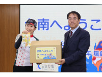 黃偉哲以台南美食迎接日本自行車感恩環台團隊，共祈台日患難與共